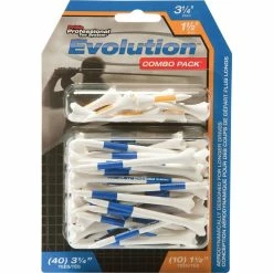 PRIDE SPORTS Evolution Combo Pack (40 Count 3 1/4 Inch) & (10 Count 1 1/2 Inch) Tees