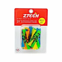Ztech Translucent Tees - 2 3/4 Inch (40 Count)