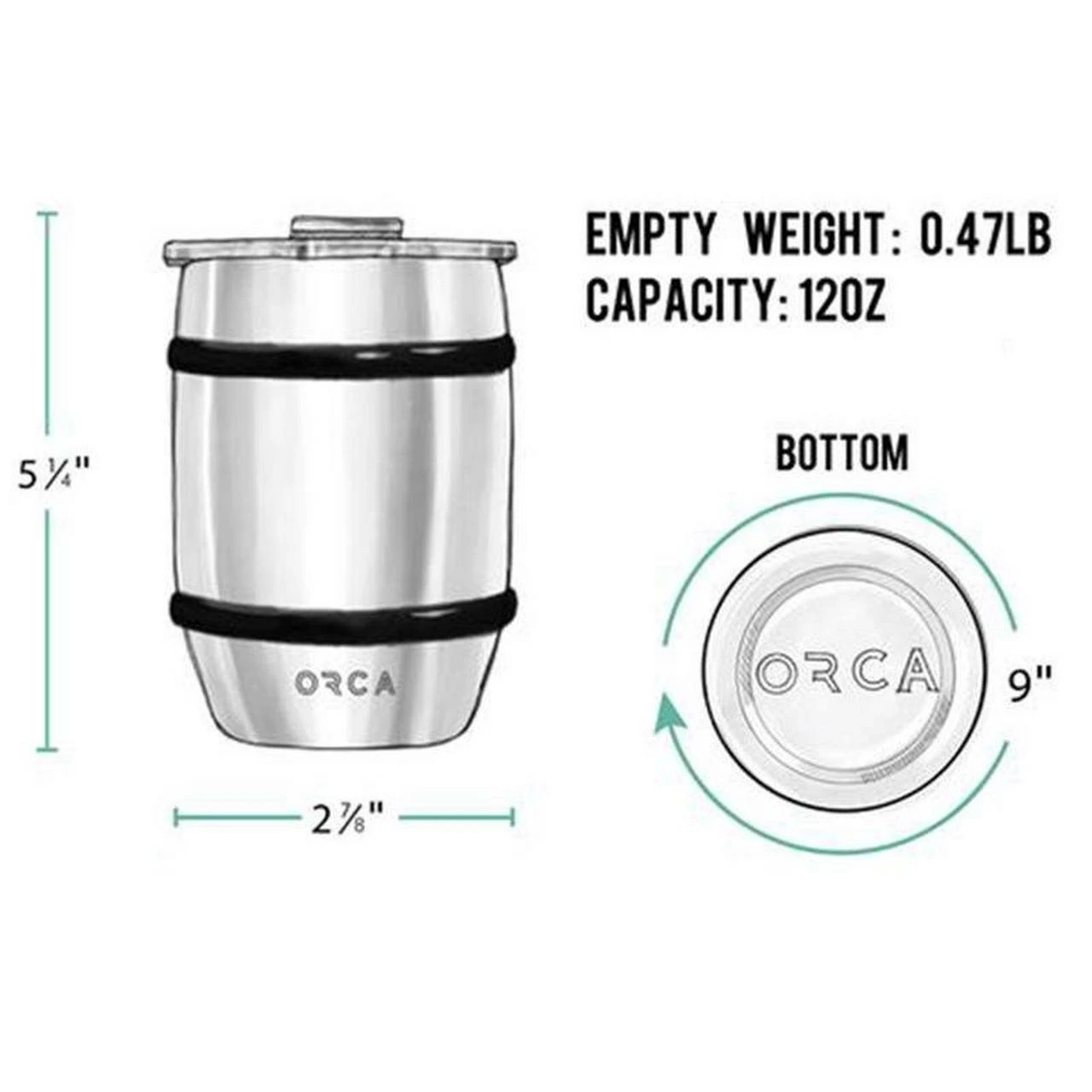 ORCA Barrel 12oz Cup - Image 3