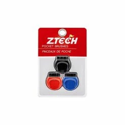 Ztech D Brush 3 Pack- Red, Black, Blue