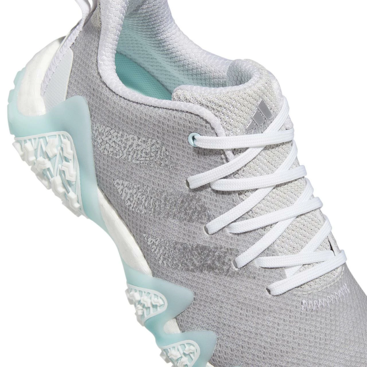 ADIDAS Women's CodeChaos 22 Spikeless Golf Shoe - Grey/Light Blue - Image 7