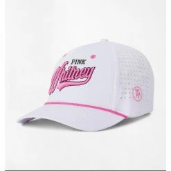 Barstool Men's Pink Whitney Script Vintage Rope Snapback Cap