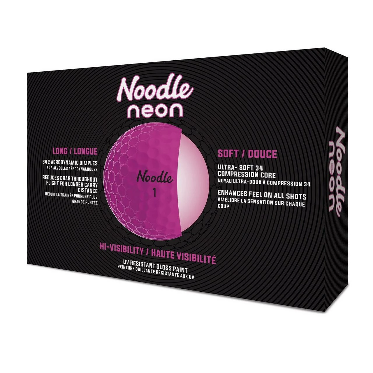 NOODLE Neon Pink Golf Balls - Image 3
