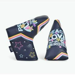 PRG ORIGINALS Peace Love & Birdies Blade Putter Cover