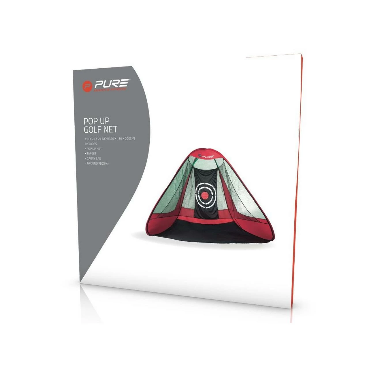 PURE2IMPROVE Pop Up Practice Net - Image 4