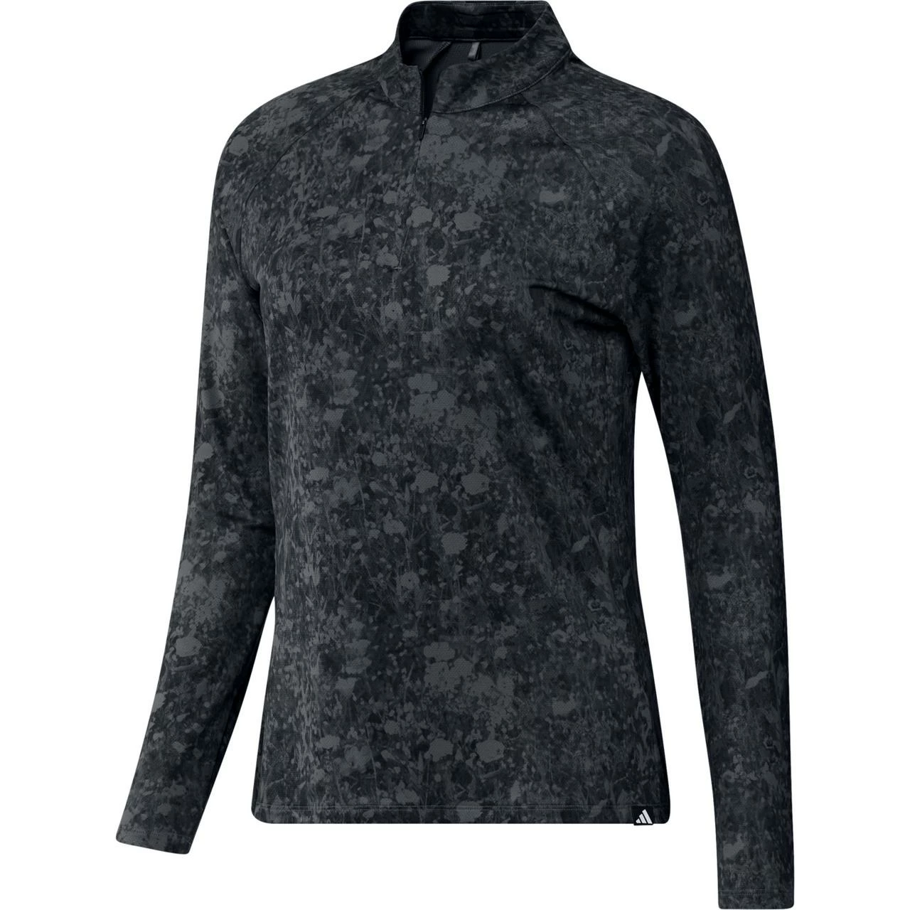 ADIDAS Women's Printed Mock Long Sleeve Polo