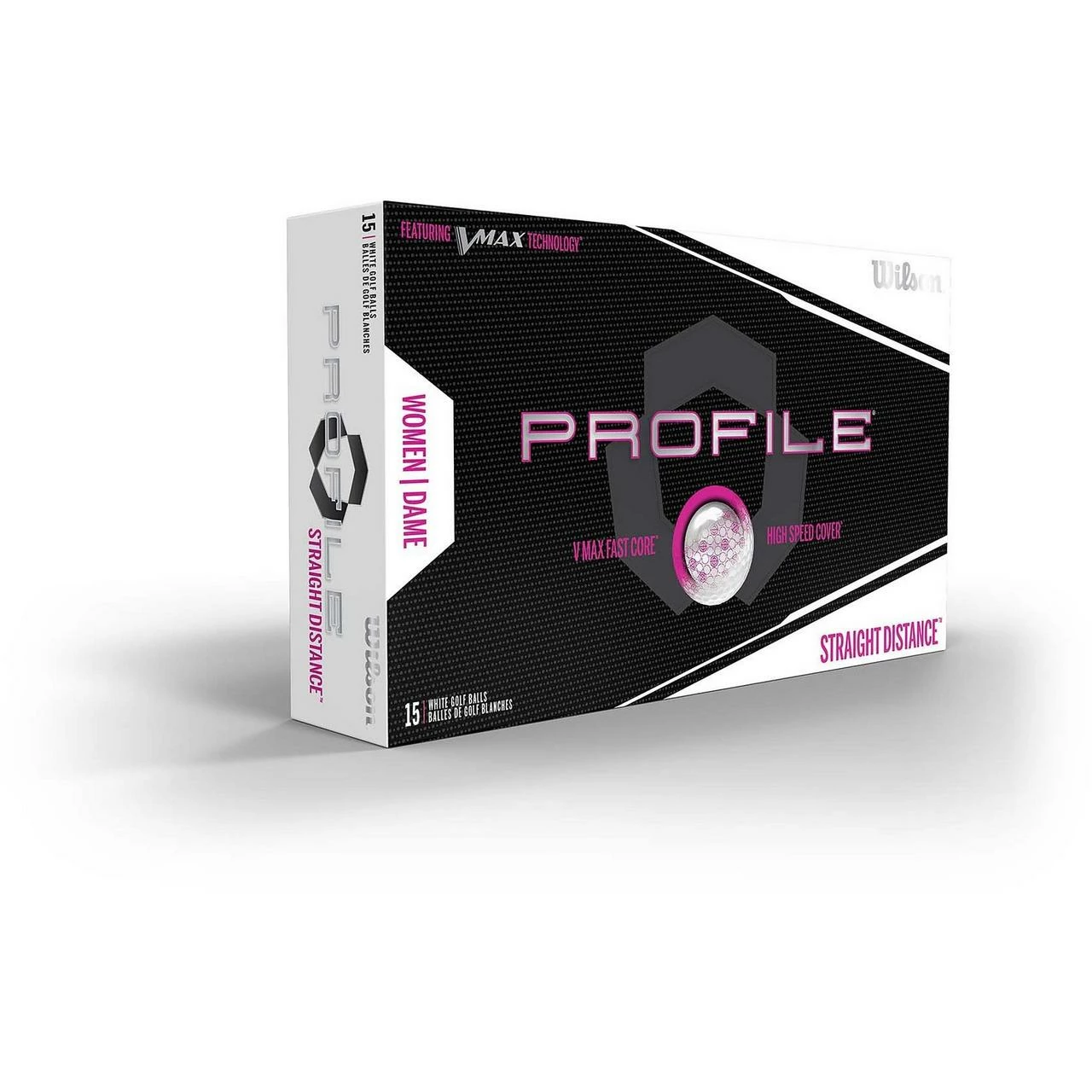 Wilson Women's Profile V-Max Golf Balls - 15 Pack