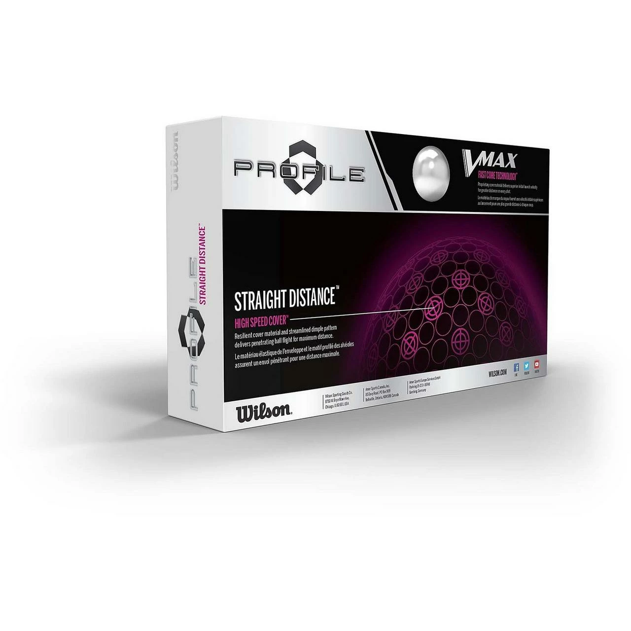 Wilson Women's Profile V-Max Golf Balls - 15 Pack - Image 2