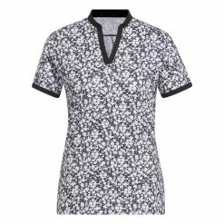 ADIDAS Women's Ultimate365 Printed Short Sleeve Polo